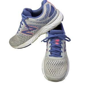 New Balance Abzorb 680 V6 Running Sneakers Women’s 9.5 Periwinkle Grey Wide Toe